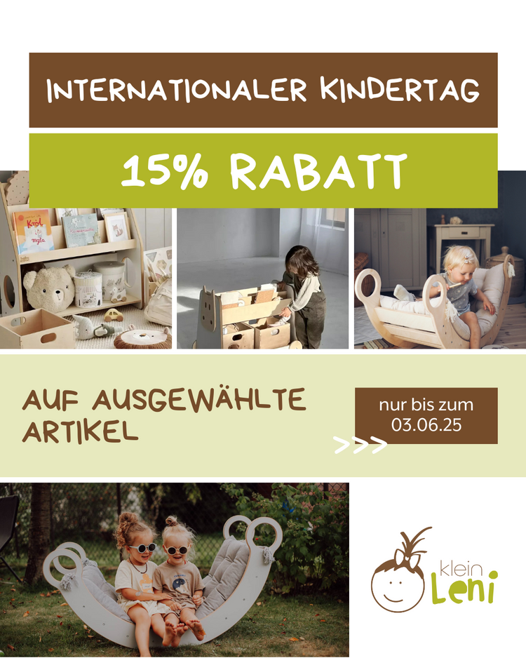 15% Rabatt - Internationaler Kindertag