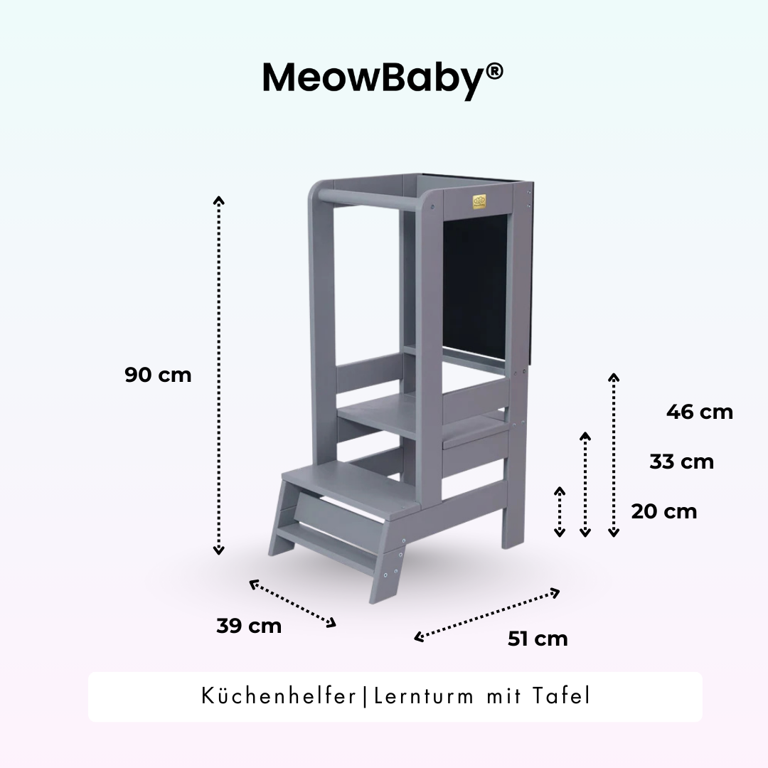 Lernturm/Küchenhelfer mit Tafel