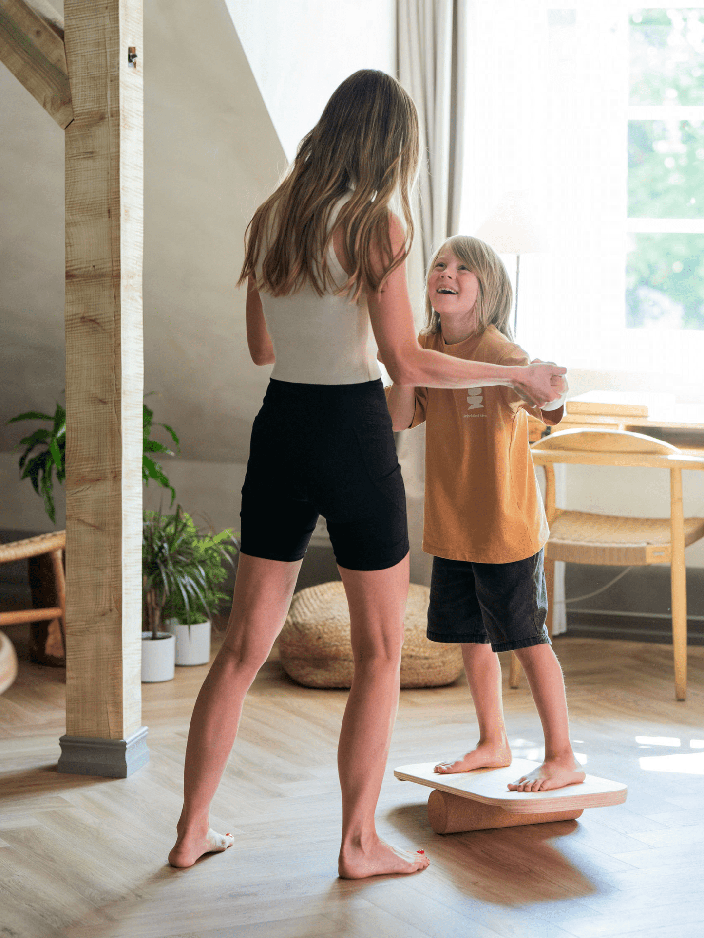 Balance Board aus Holz