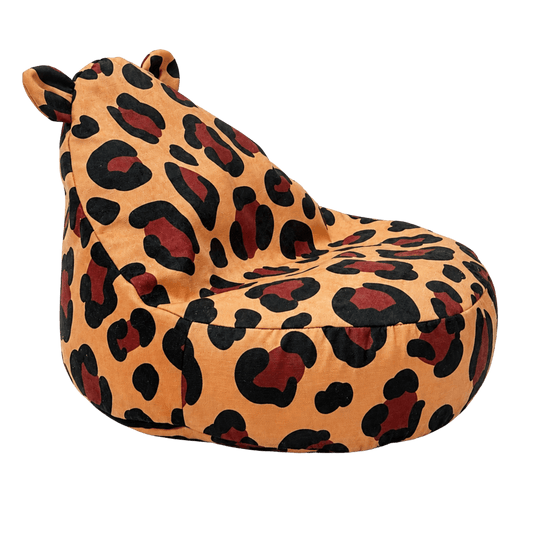 Klassischer Sitzsack Leopard für Kinder im Kinderzimmer