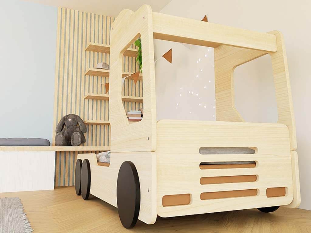 Holz Kinderbett TRUCKER