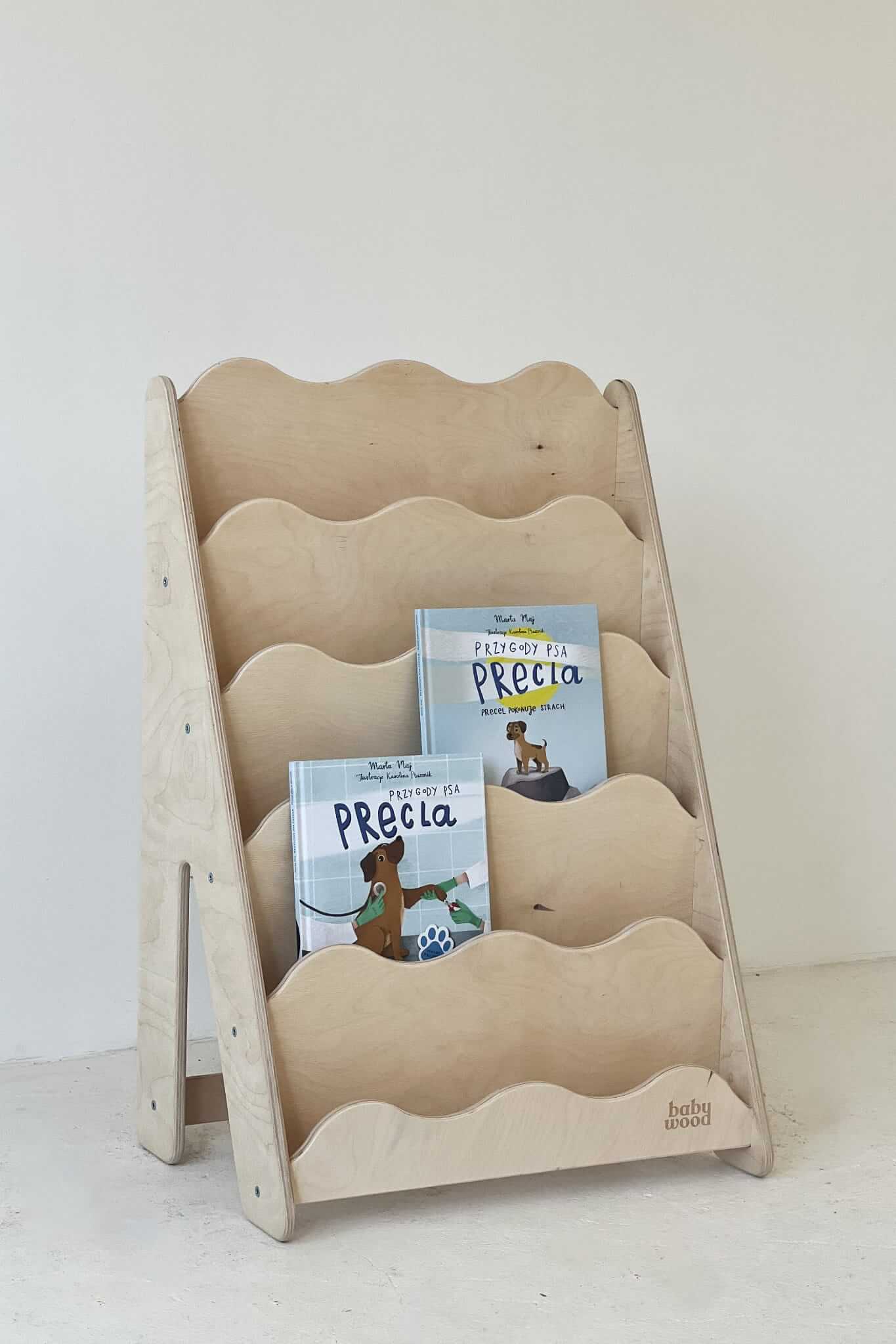 Bücherregal "WAVE" aus Holz, versch. Größen