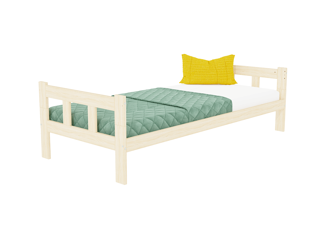 Kinderbed PAULINE met valbeveiliging en accessoires, diverse maten en kleuren