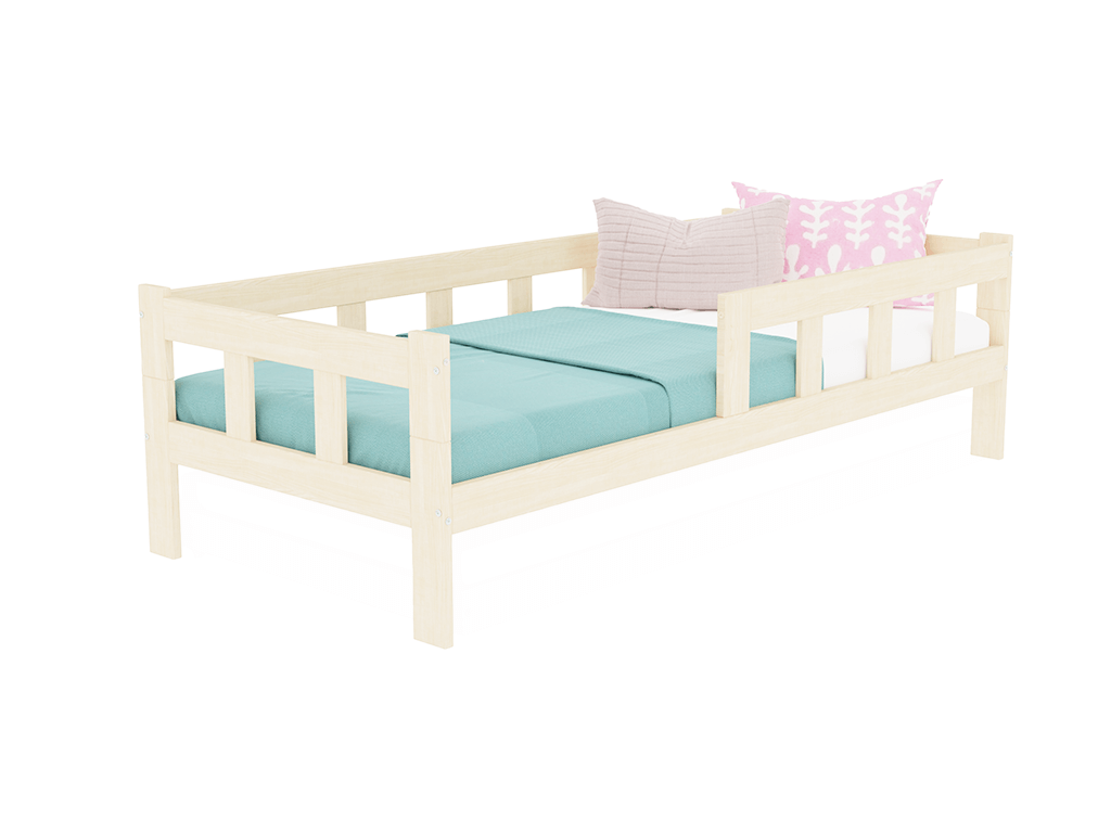 Kinderbed PAULINE met valbeveiliging en accessoires, diverse maten en kleuren