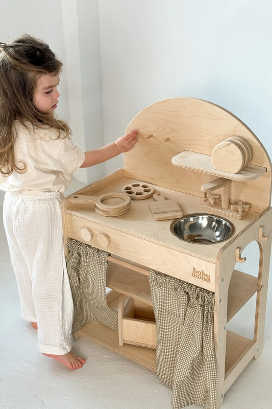 Houten kinderkeuken