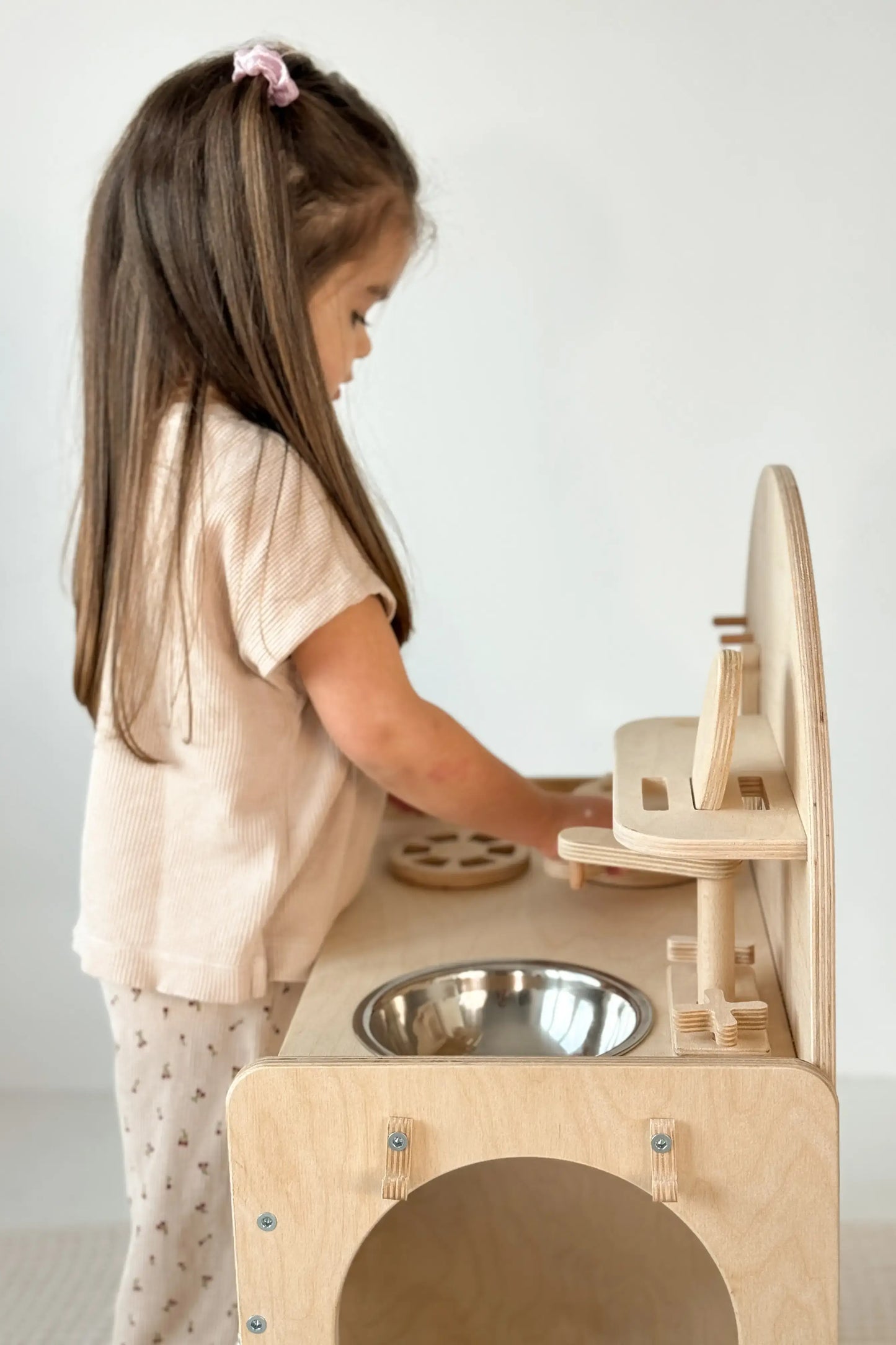 Houten kinderkeuken