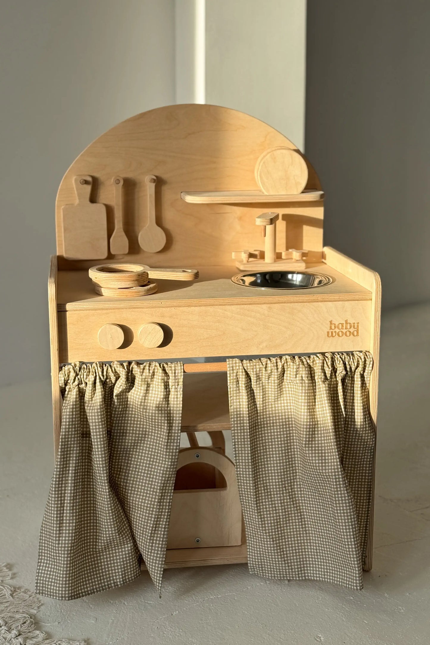 Houten kinderkeuken