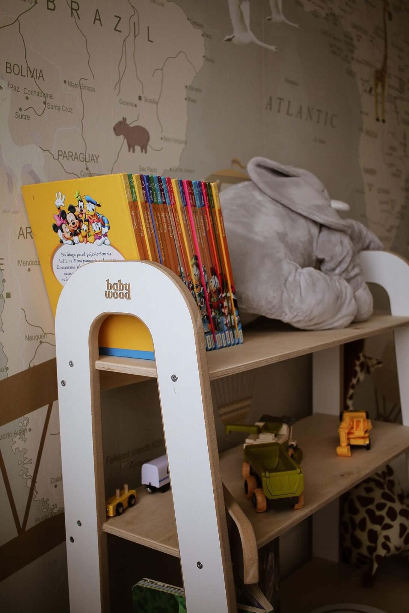 Holzregal SLIM für Kinderzimmer, versch. Größen