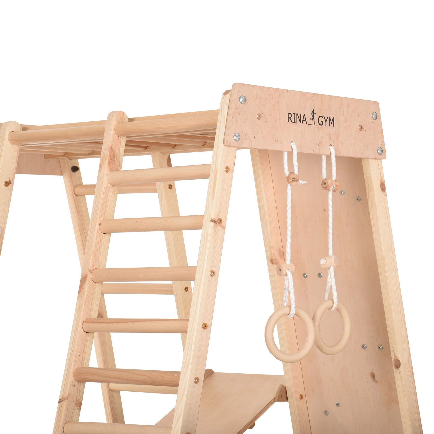 Indoor Spielplatz - Kids Playtime- unbehandeltes Holz
