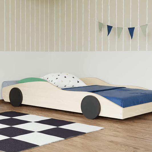 Houten kinderbed TURBO, diverse kleuren & maten