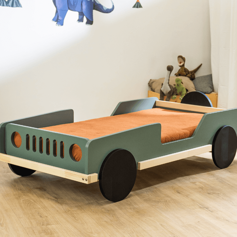 Houten kinderbed JEEP, diverse kleuren