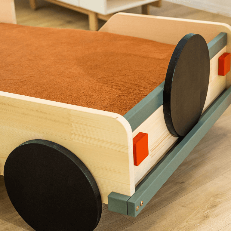 Houten kinderbed JEEP, diverse kleuren