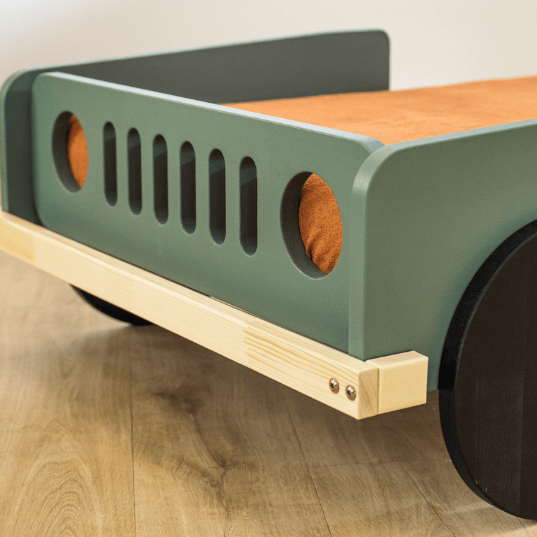 Houten kinderbed JEEP, diverse kleuren