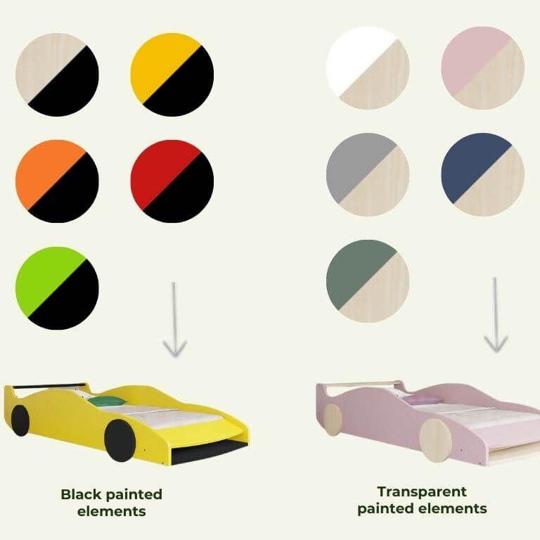 Holz Kinderbett WINNER, versch. Farben