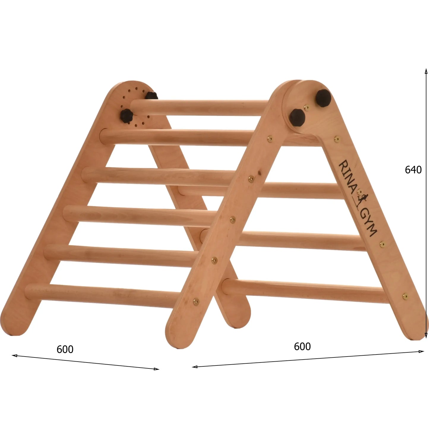 Klimdriehoek BASIC met dubbele ladder, diverse kleuren