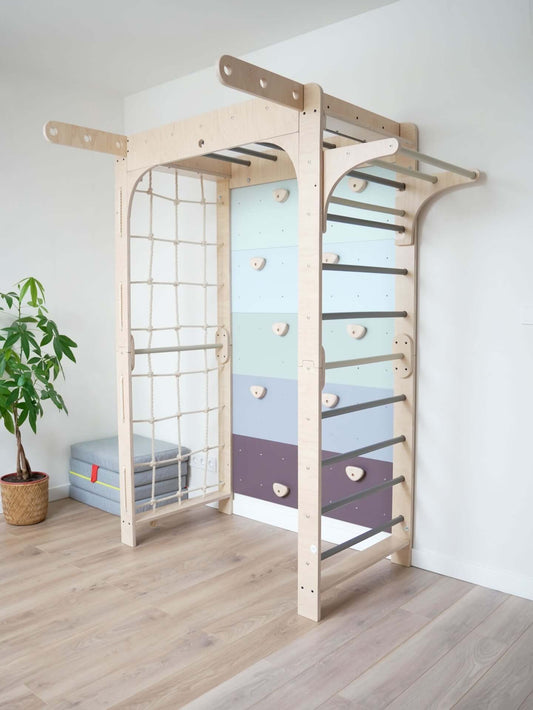 Kletterwand Klimby "Eroberer" für den Indoor Spielplatz - ideal für kleine Kletterhelden!