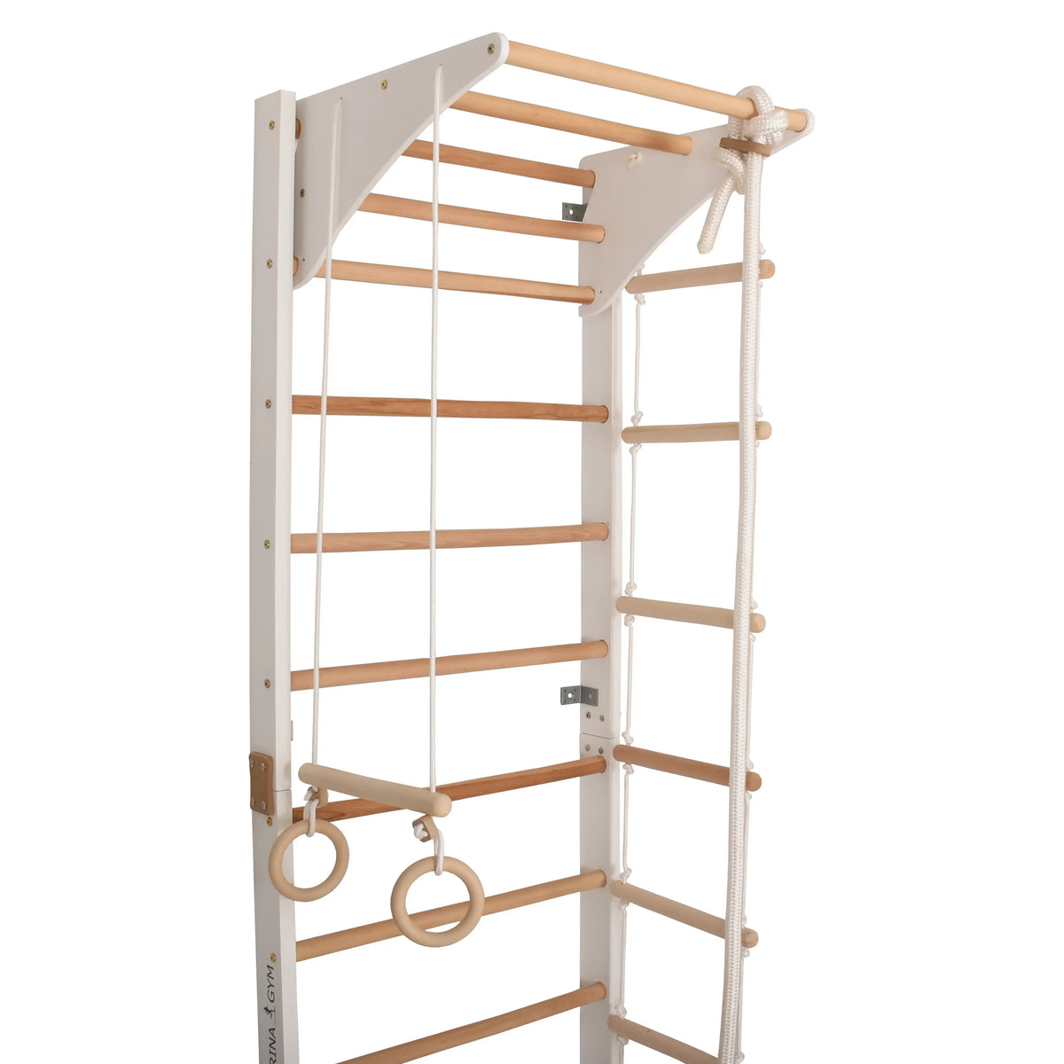Kletterwand LARA in Weiß für aktives Klettern