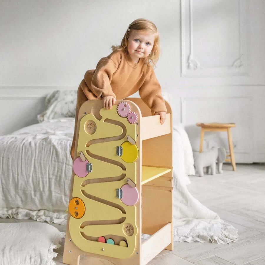 Multifunktionaler wachsender Lernturm 5-in-1, versch. Farben
