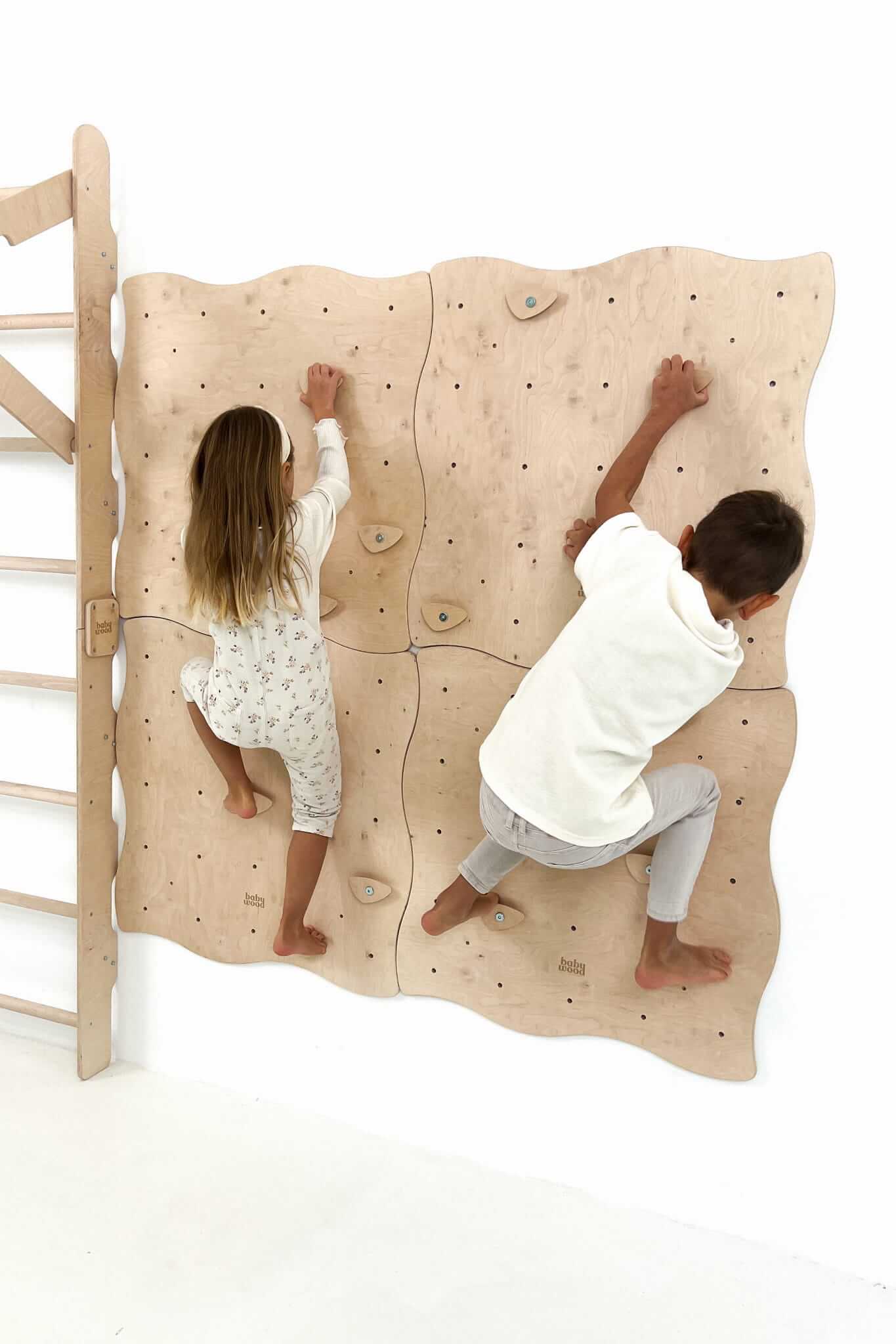 Klimwand voor kinderen, verschillende vormen