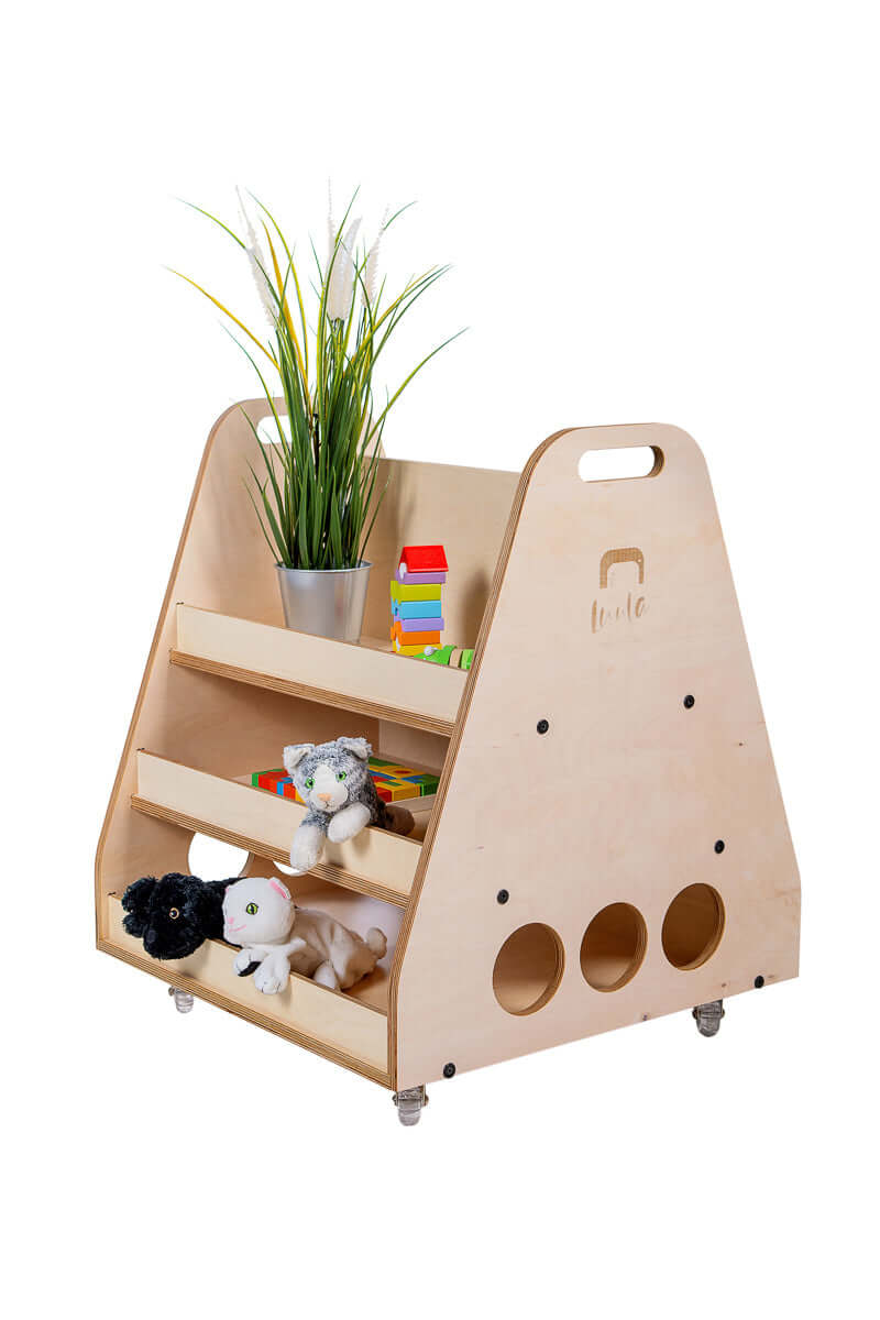 Montessori plank op wielen