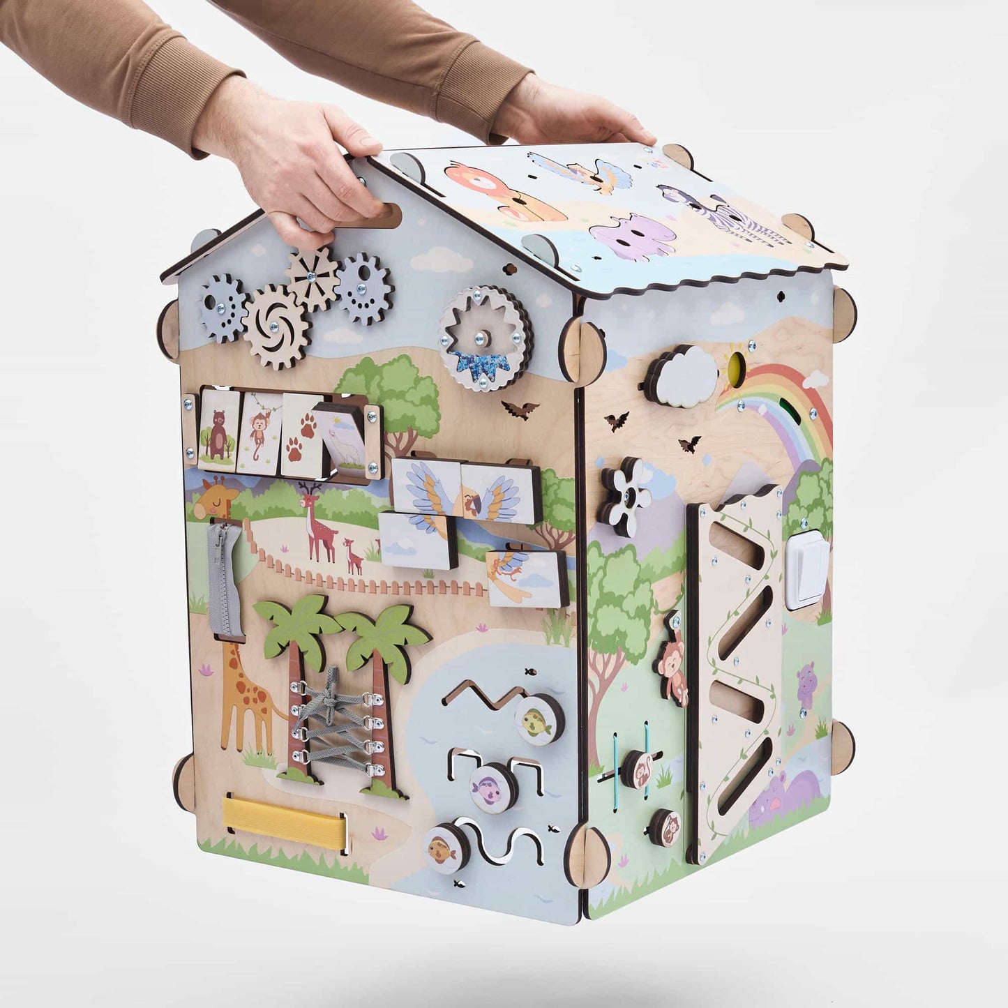 Motorikhaus / Activity Board Zoo