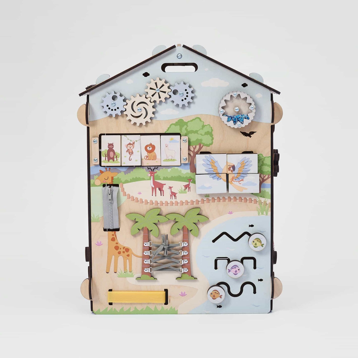 Motorikhaus / Activity Board Zoo