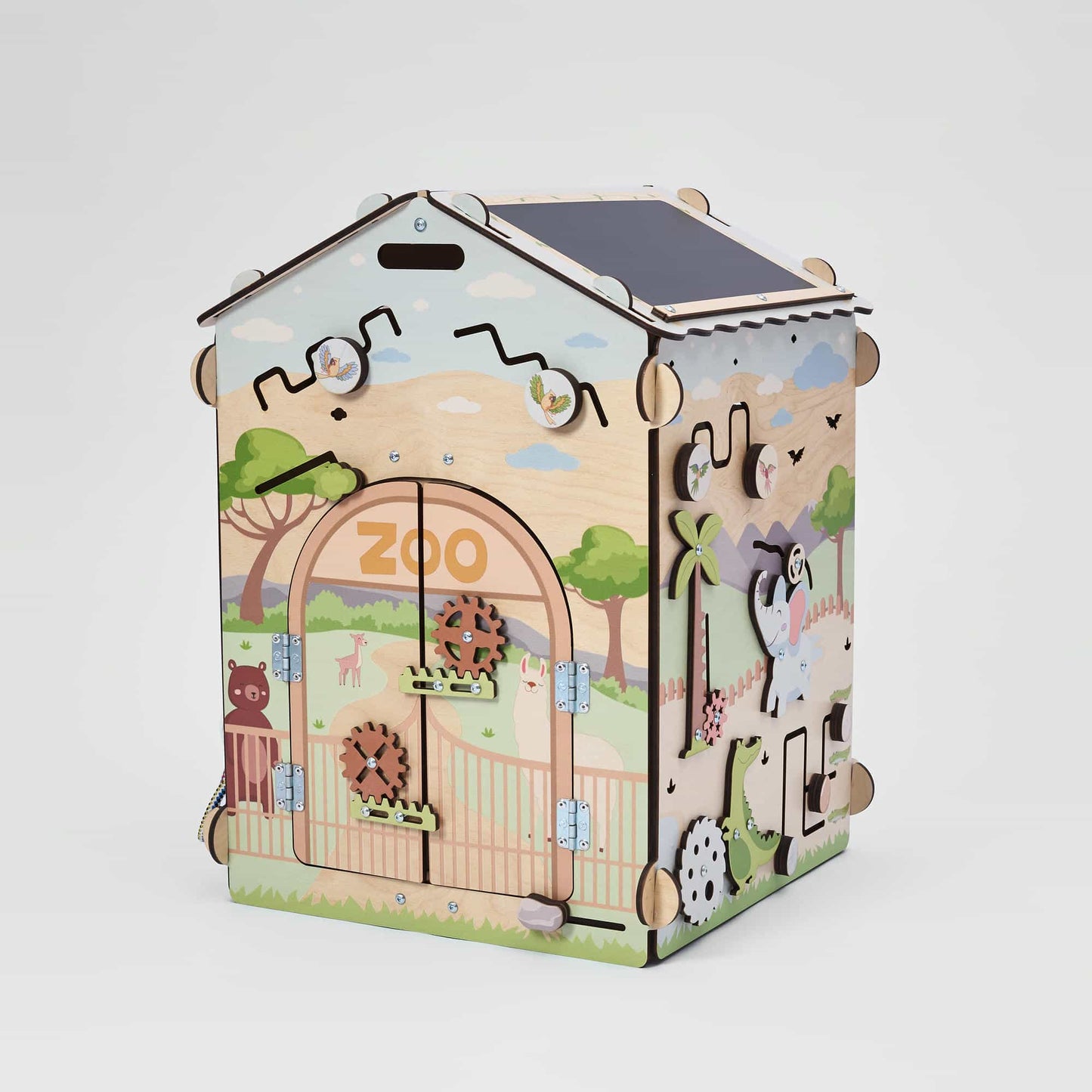 Motorikhaus / Activity Board Zoo