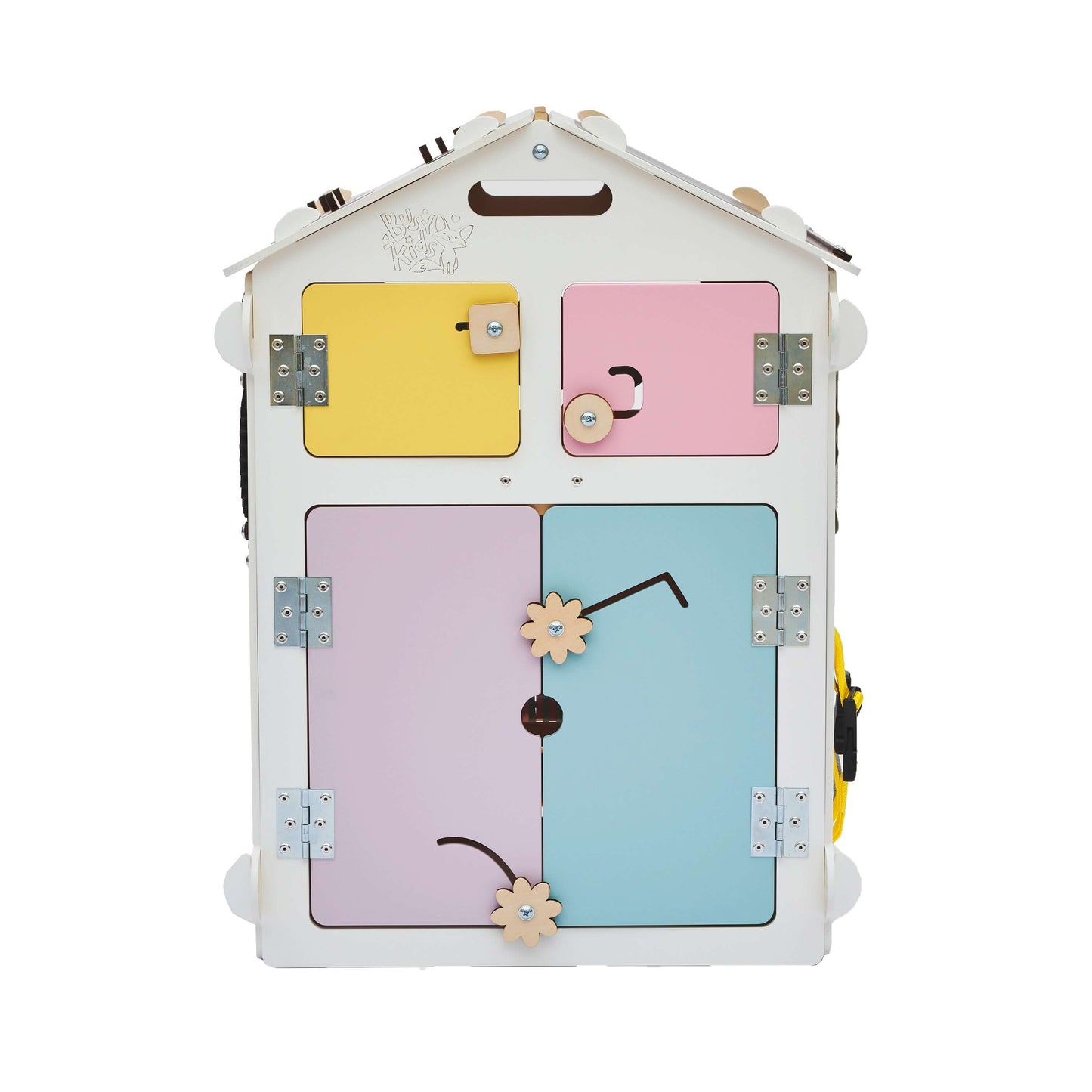 Motorikhaus / Activity Board Pastell-Weiß