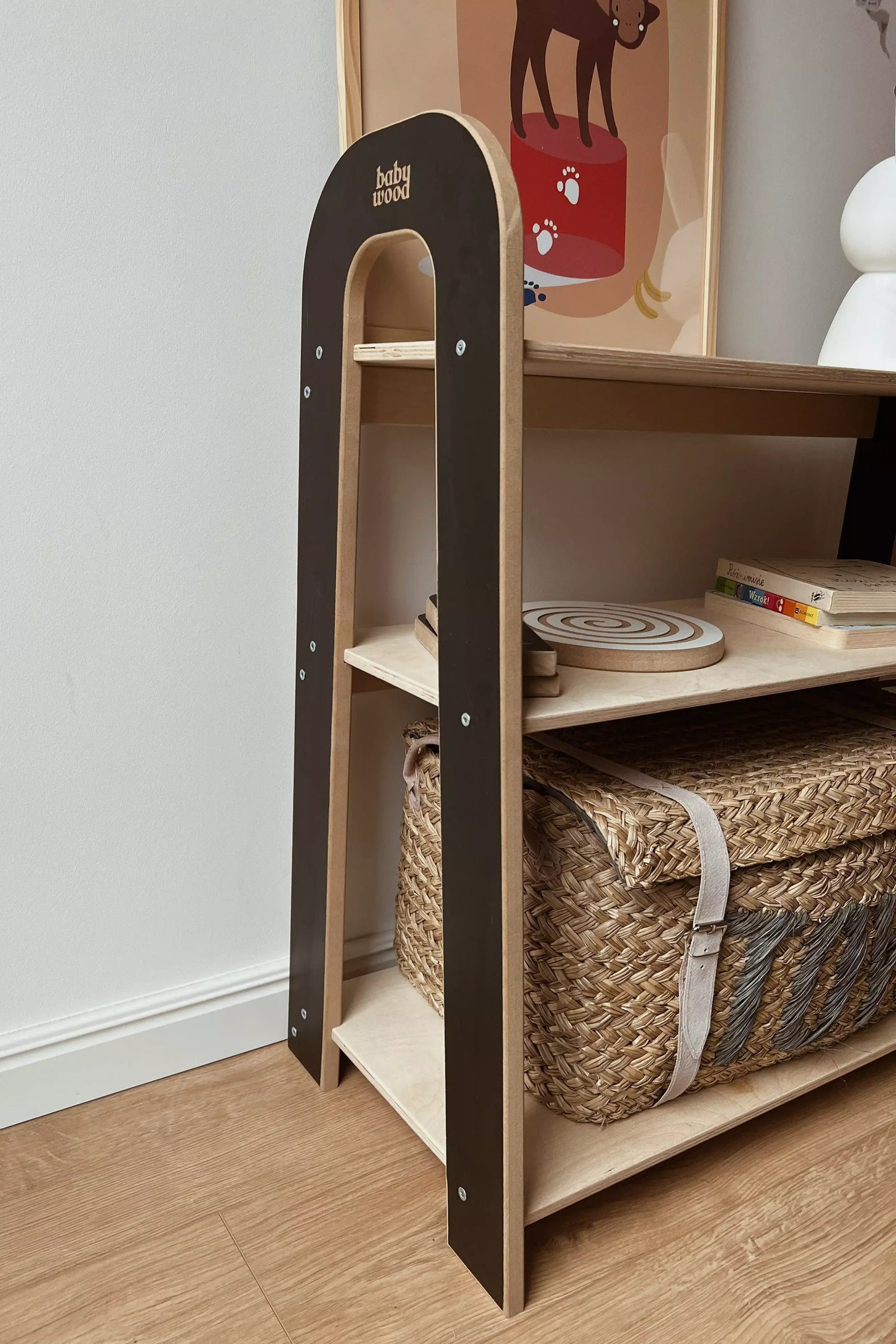 Holzregal SLIM für Kinderzimmer, versch. Größen