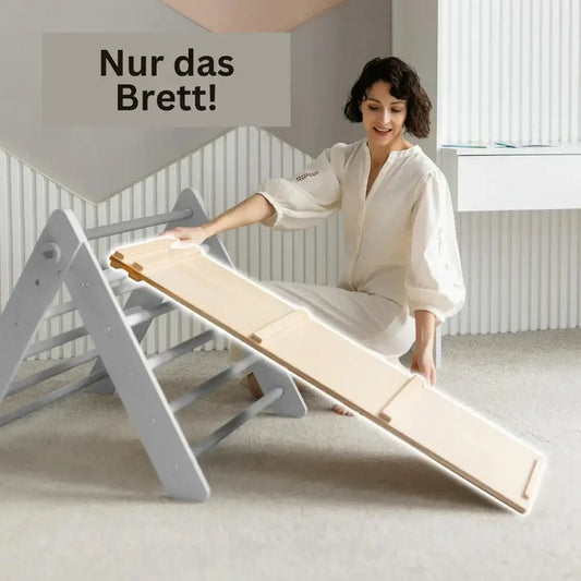 Dubbelzijdige glijplank / ladder voor klimdriehoek