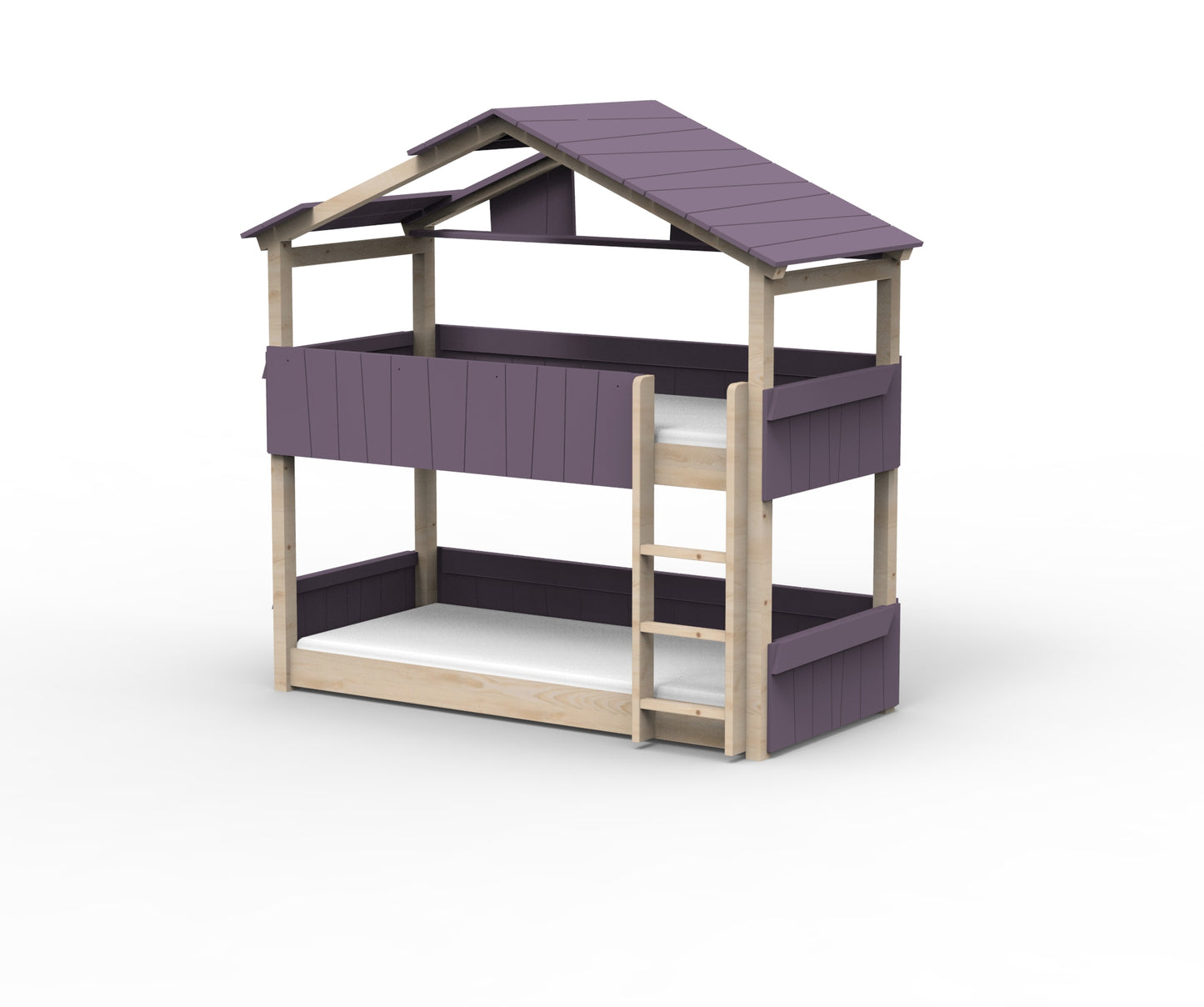 Starlight Haus-Etagenbett für Kinder mit Dach