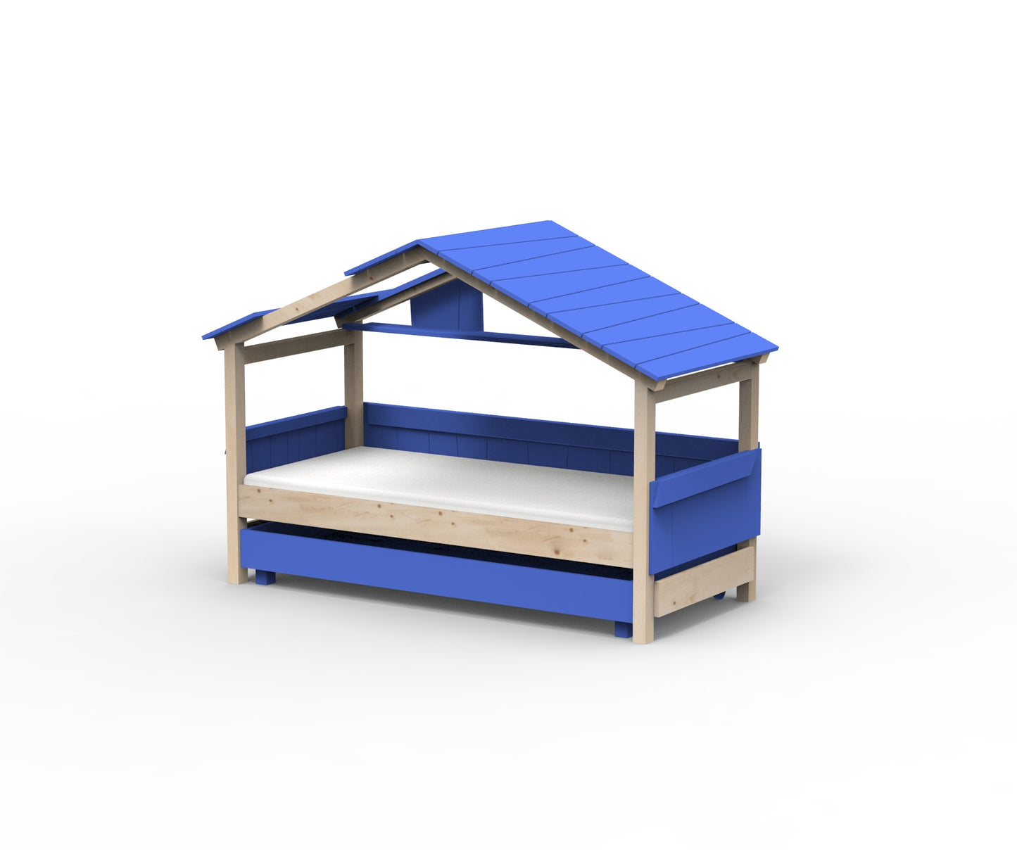 Starlight Hausbett mit Zusatzbett für Kinder