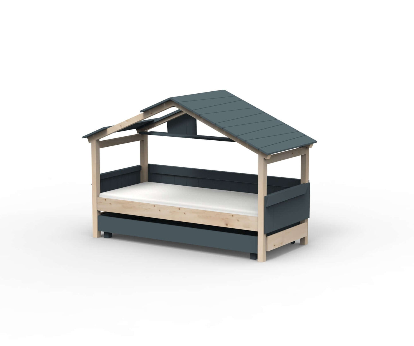 Starlight house bed with extra bed for children