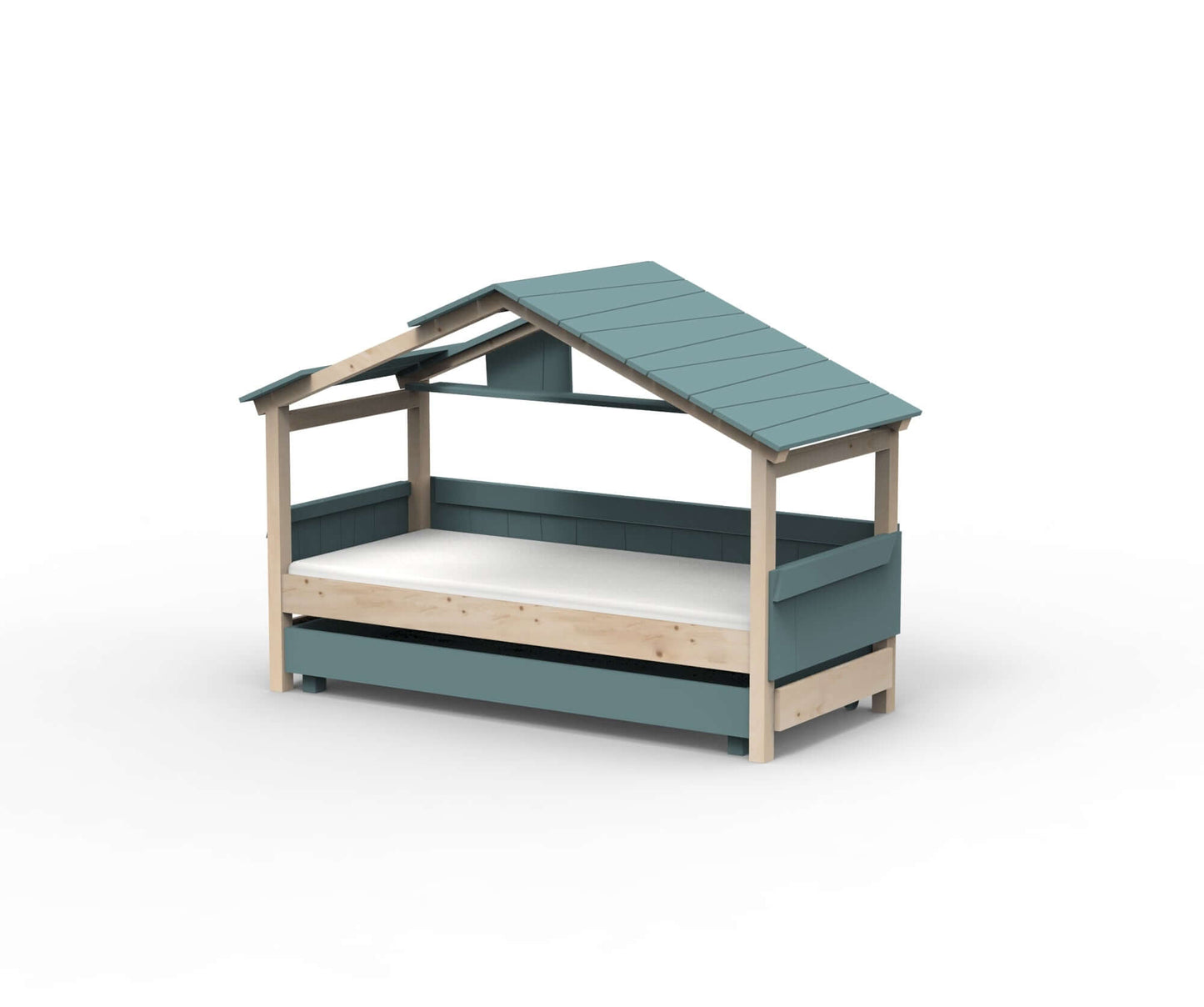 Starlight house bed with extra bed for children