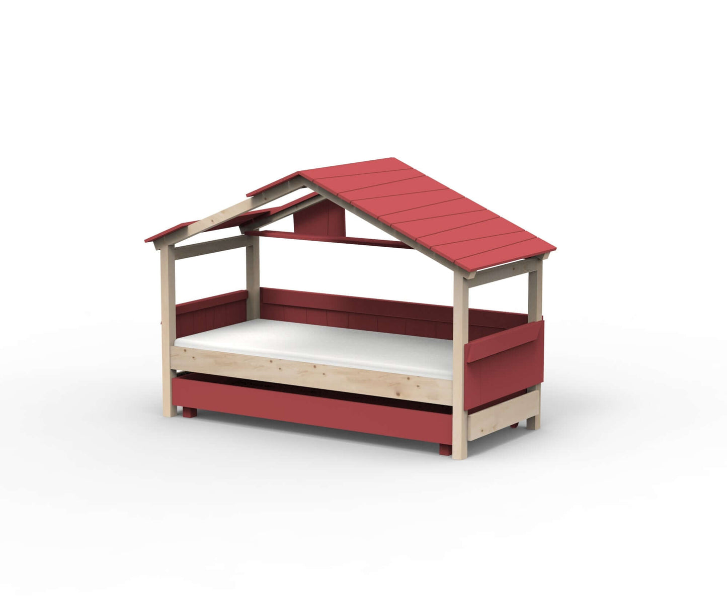 Starlight house bed with extra bed for children