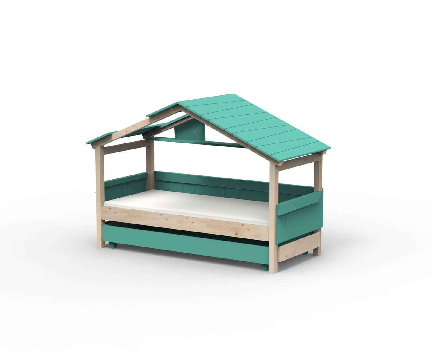 Starlight house bed with extra bed for children