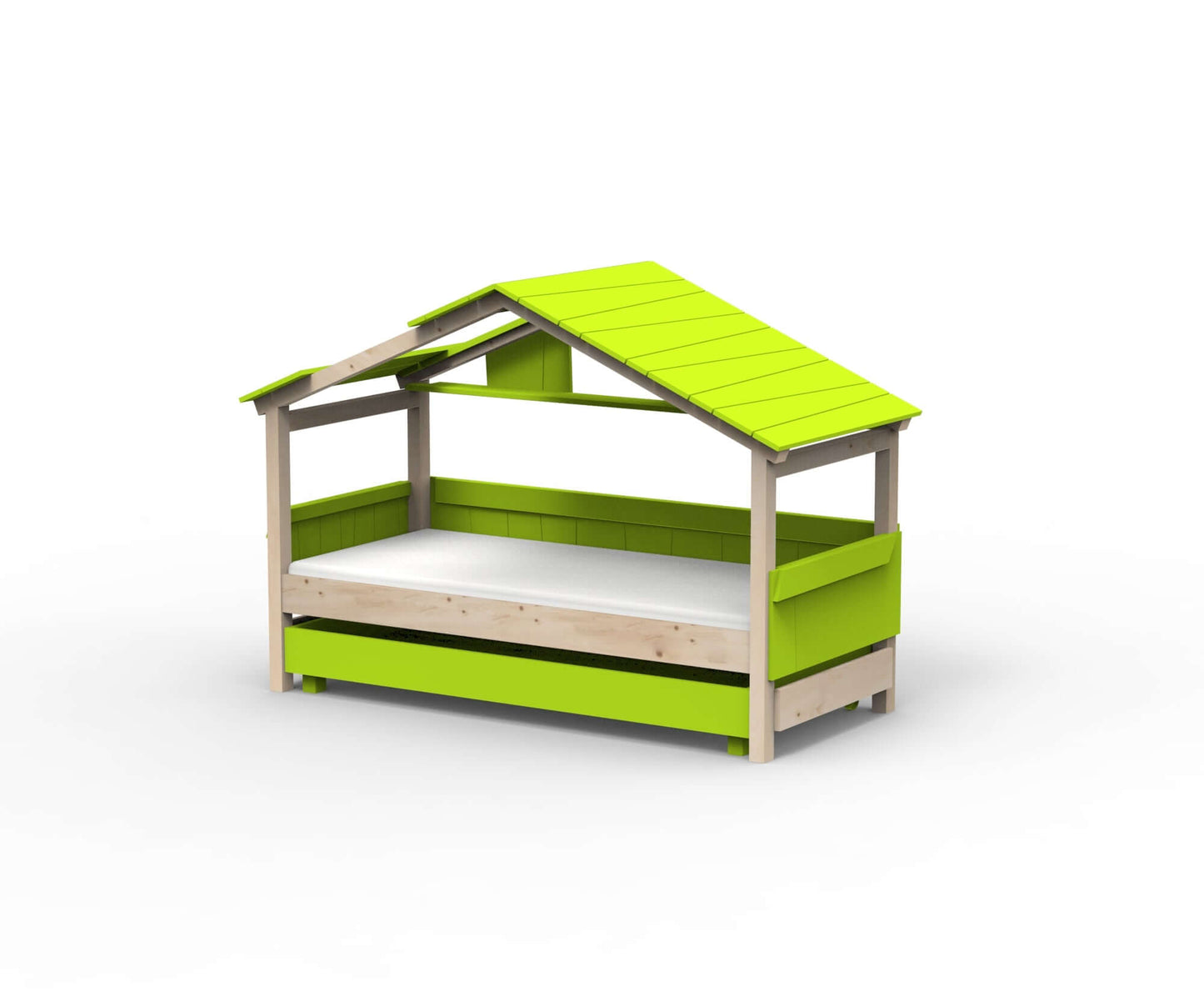 Starlight house bed with extra bed for children