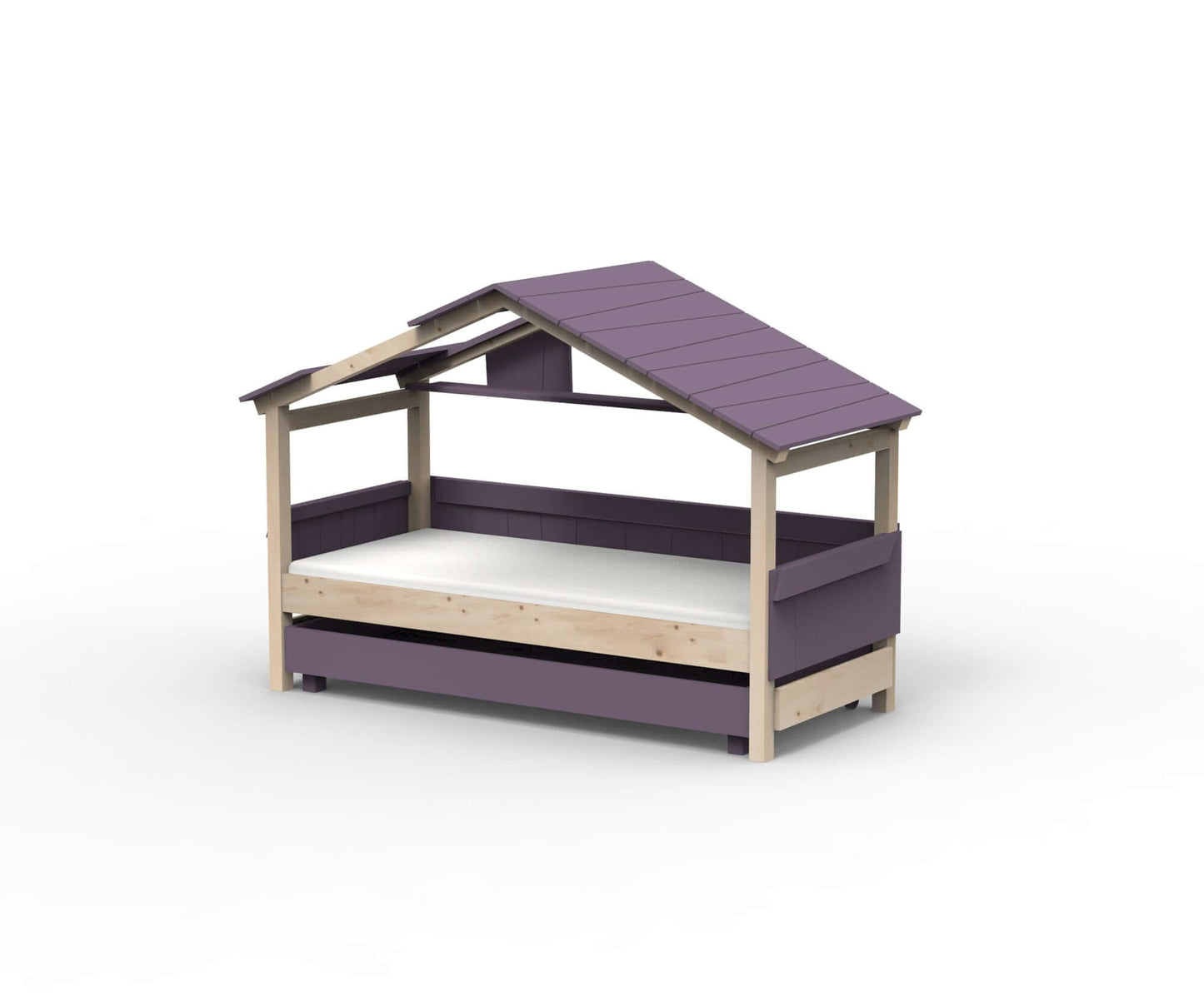 Starlight house bed with extra bed for children