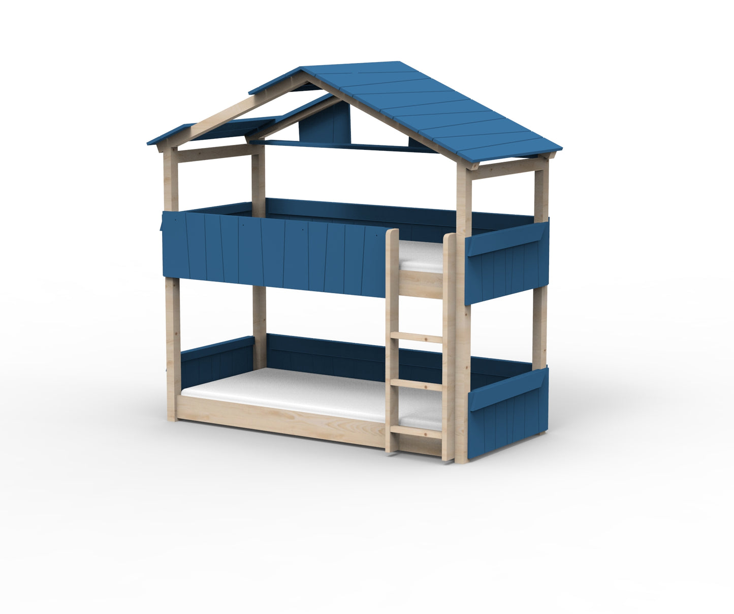 Starlight Haus-Etagenbett für Kinder mit Dach