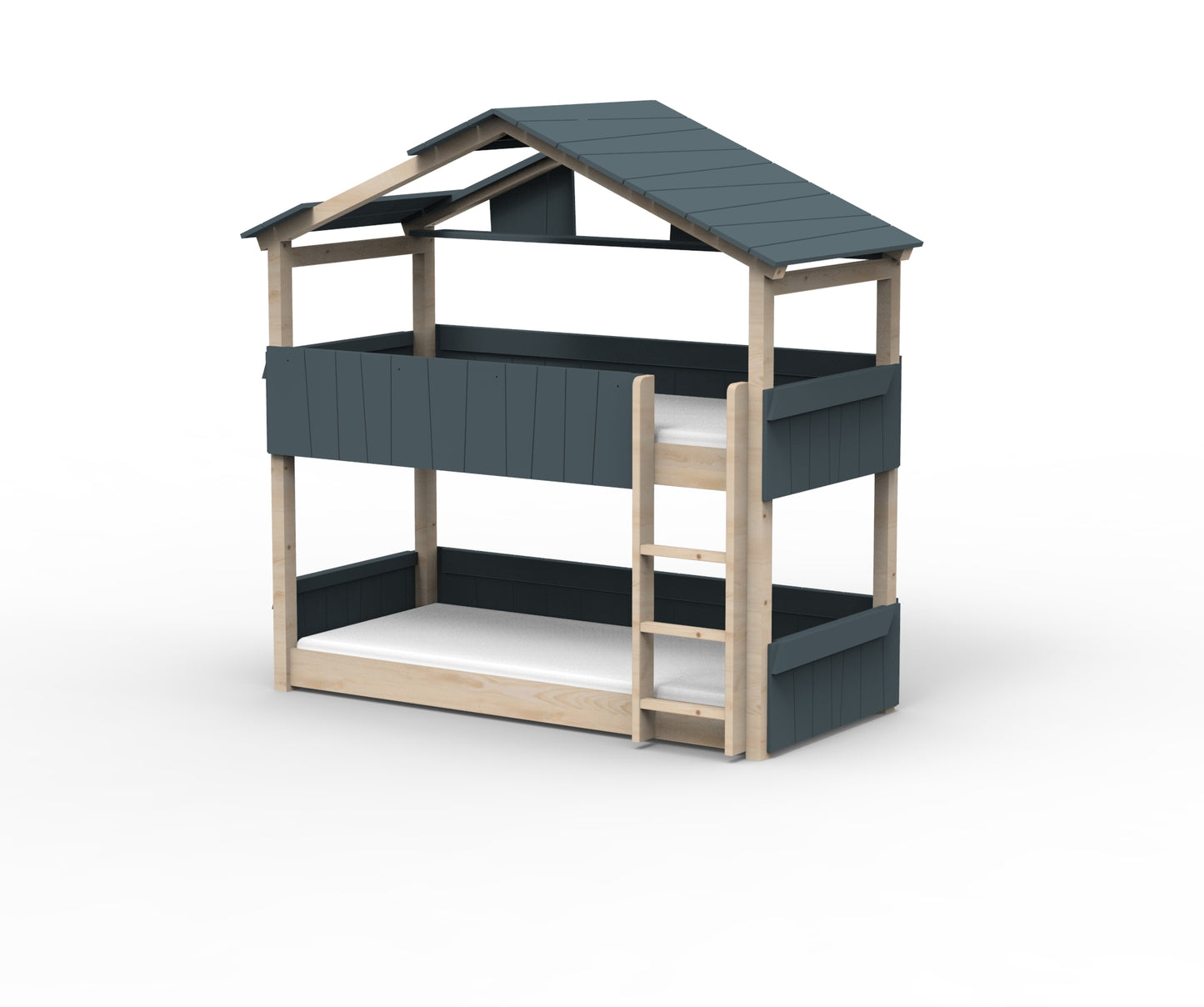 Starlight Haus-Etagenbett für Kinder mit Dach