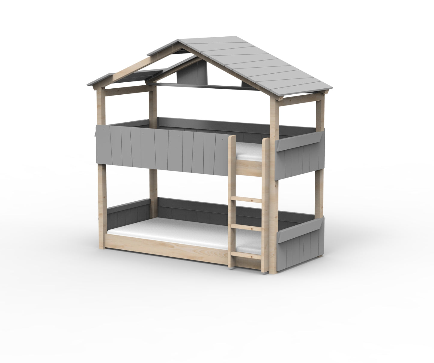Starlight Haus-Etagenbett für Kinder mit Dach