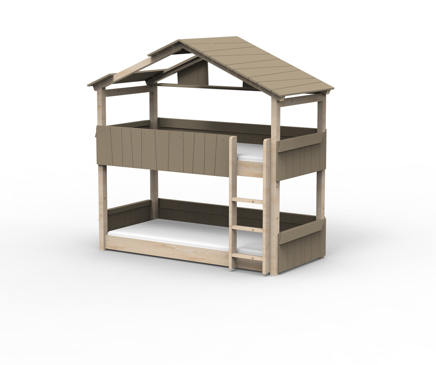 Starlight Haus-Etagenbett für Kinder mit Dach