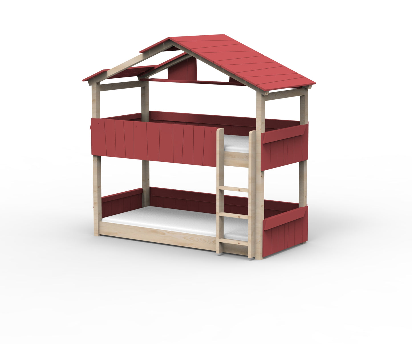 Starlight Haus-Etagenbett für Kinder mit Dach
