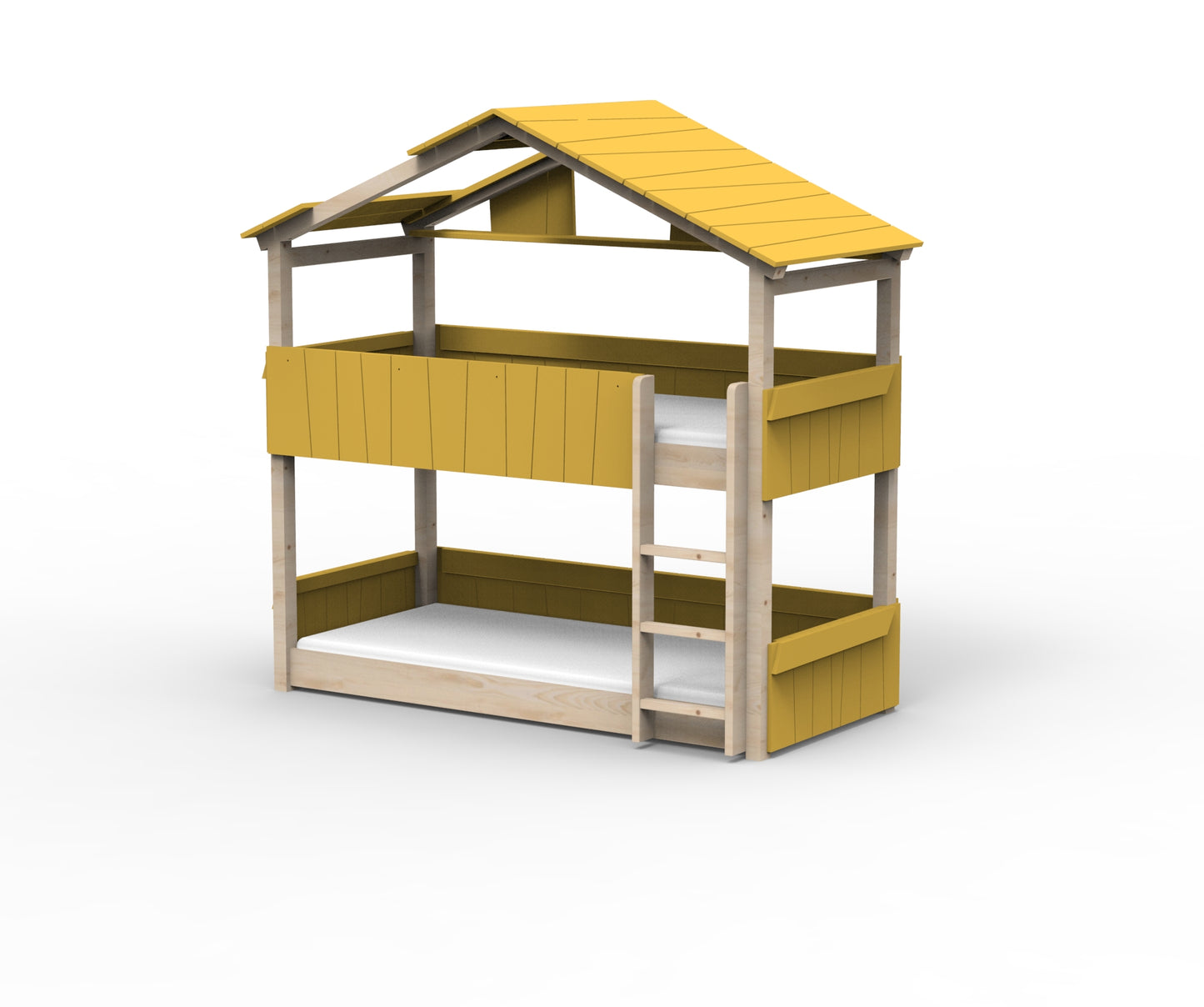 Starlight Haus-Etagenbett für Kinder mit Dach