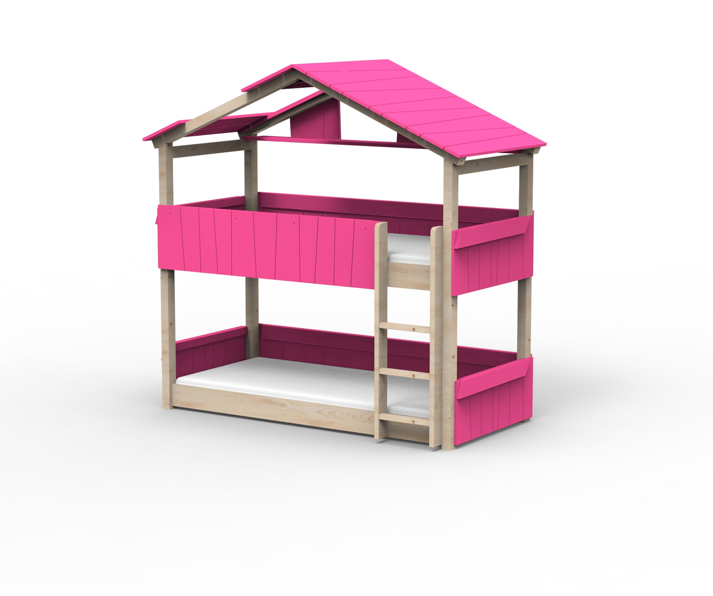 Starlight Haus-Etagenbett für Kinder mit Dach