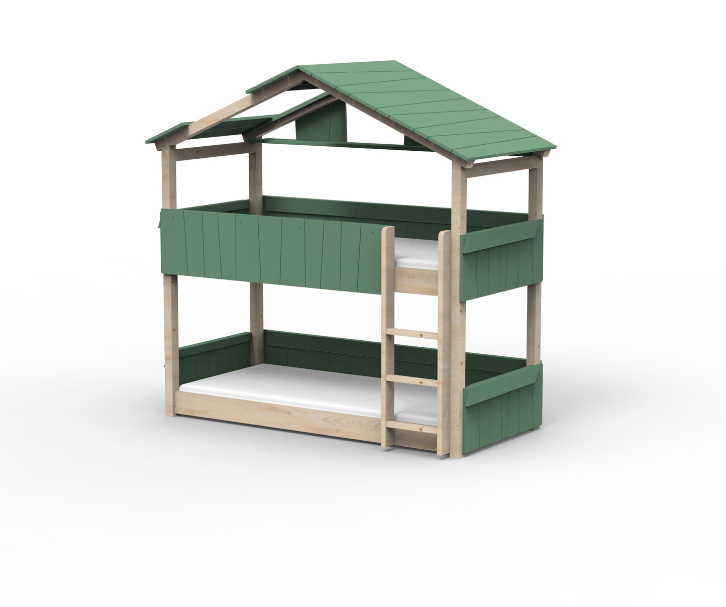 Starlight Haus-Etagenbett für Kinder mit Dach