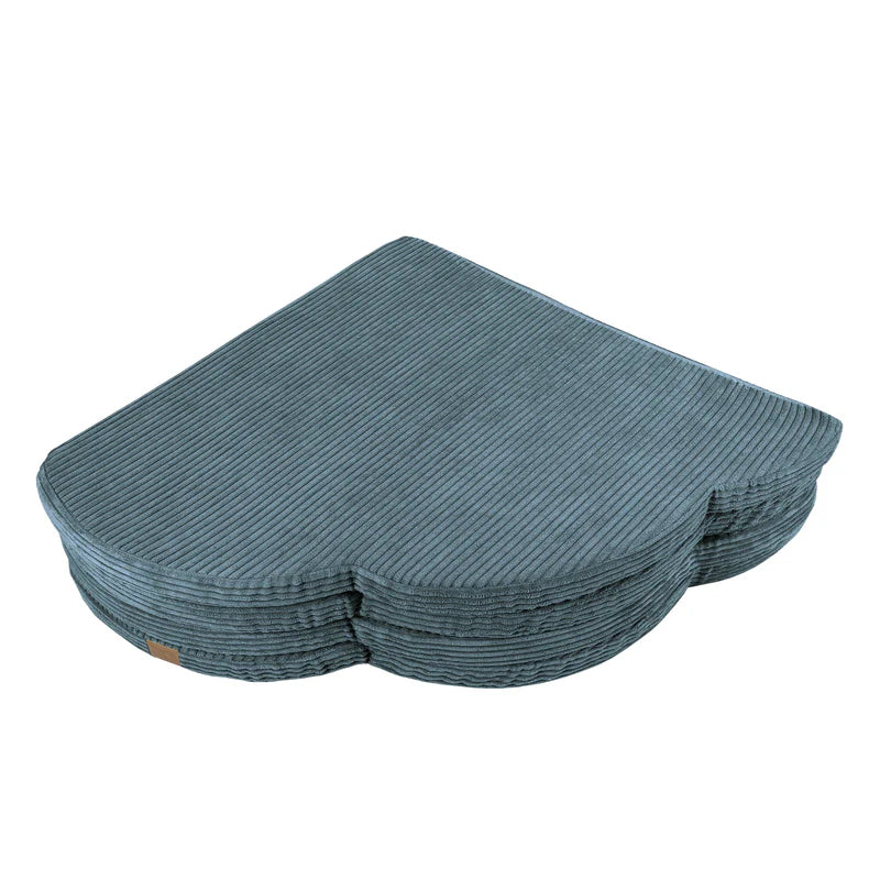 Folding mattress / play mat play carpet for children, corduroy, square & cloud