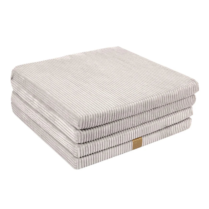 Folding mattress / play mat play carpet for children, corduroy, square & cloud