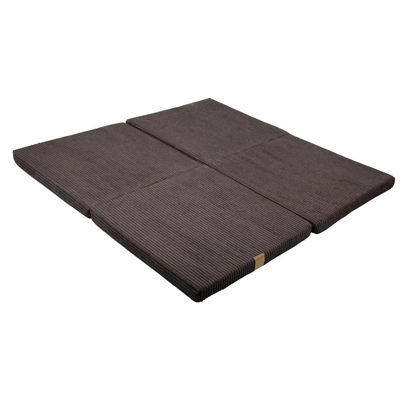 Folding mattress / play mat play carpet for children, corduroy, square & cloud