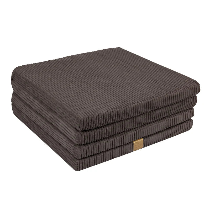 Folding mattress / play mat play carpet for children, corduroy, square & cloud